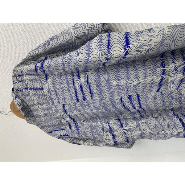 アロハシャツ 柳と波 Lサイズ メンズ