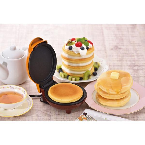 ホームスワン Let’sぱくぱくプチパンケーキメーカー パッションオレンジ