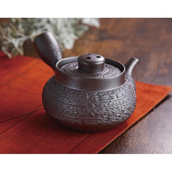 萬古焼 実山作1.5号鈴入り松竹梅急須