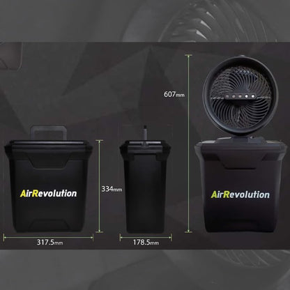 ミストファン AIR REVOLITION 充電式
