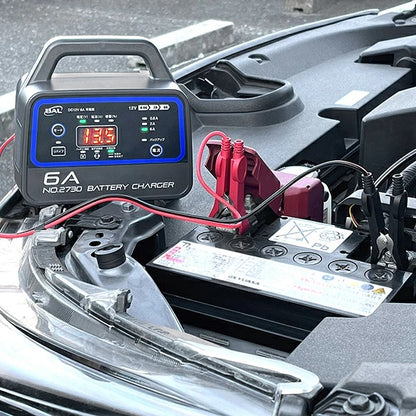 12Vバッテリー専用 DC12V 6A 充電器 2730