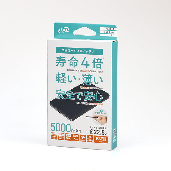 準個体モバイルバッテリー 大橋産業