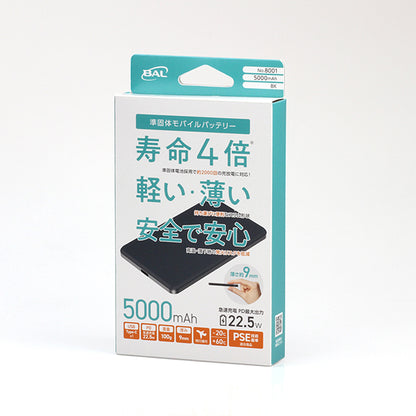準個体モバイルバッテリー 大橋産業