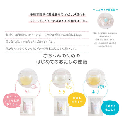 だし蔵 赤ちゃんのためのはじめてのおだし とり 5袋入