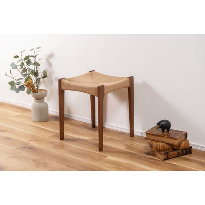 【送料無料】ペーパーコードスツール ブラウン