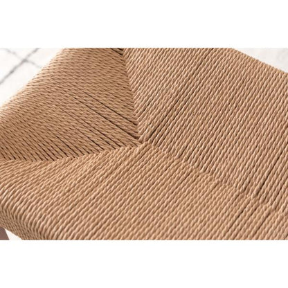 【送料無料】ペーパーコードベンチ ブラウン