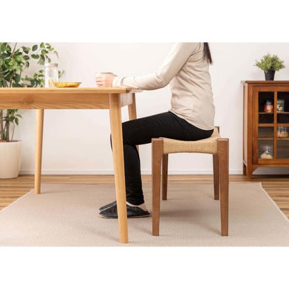 【送料無料】ペーパーコードベンチ ブラウン