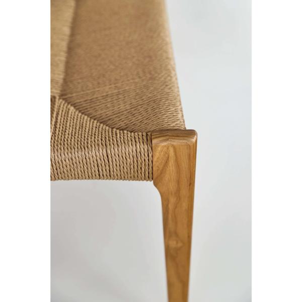 【送料無料】ペーパーコードベンチ ナチュラル