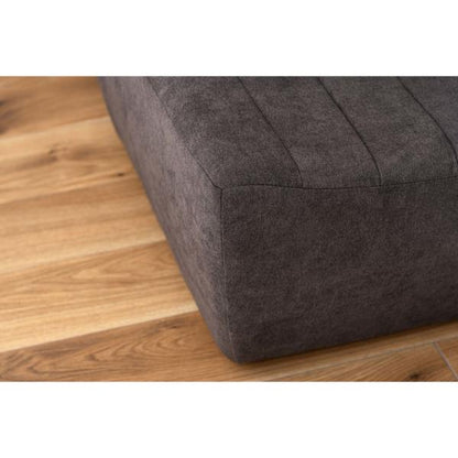 【送料無料】フロアソファ グレー