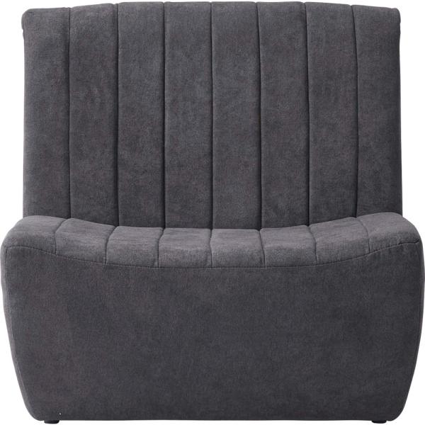 【送料無料】フロアソファ グレー