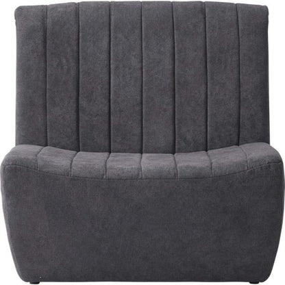 【送料無料】フロアソファ グレー