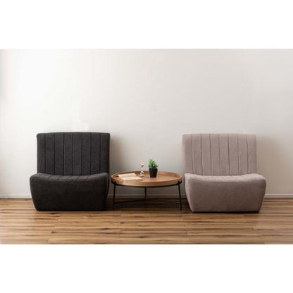 【送料無料】フロアソファ グレー