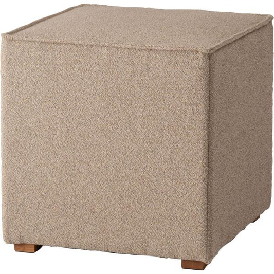 【送料無料】キューブスツール グレージュ