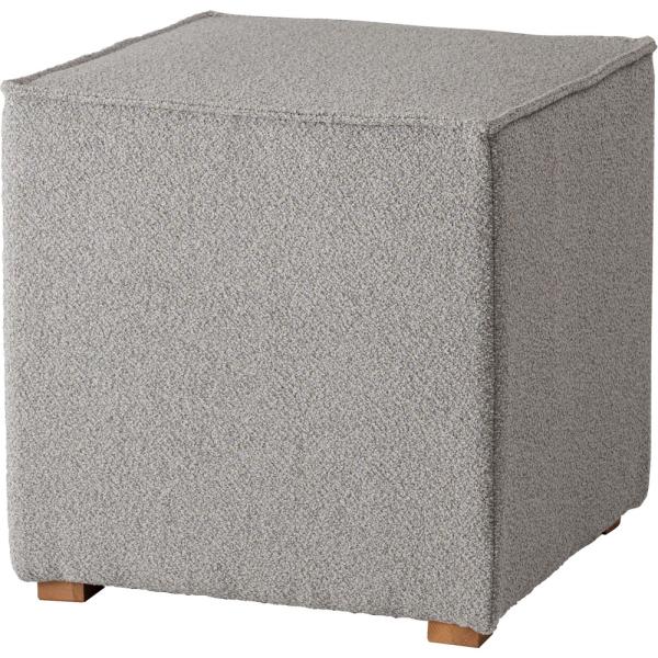 【送料無料】キューブスツール スモーキーグレー