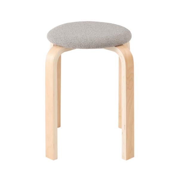 【送料無料】スツール スモーキーグレー