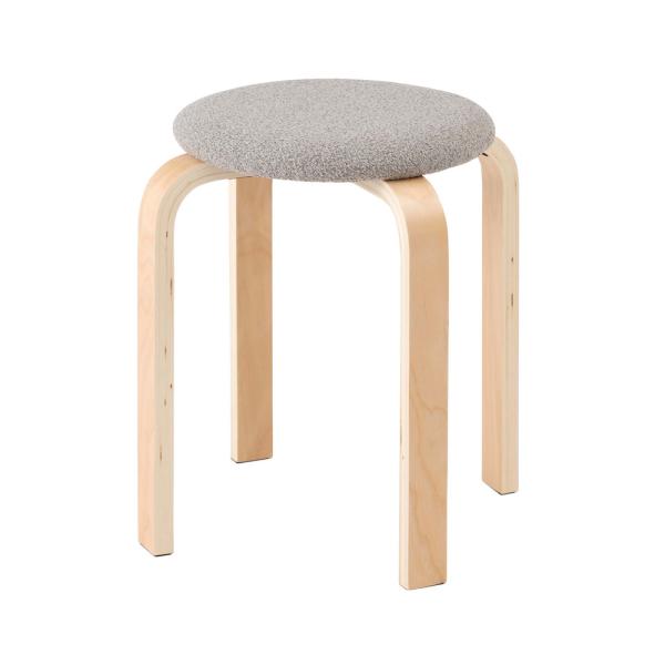 【送料無料】スツール スモーキーグレー