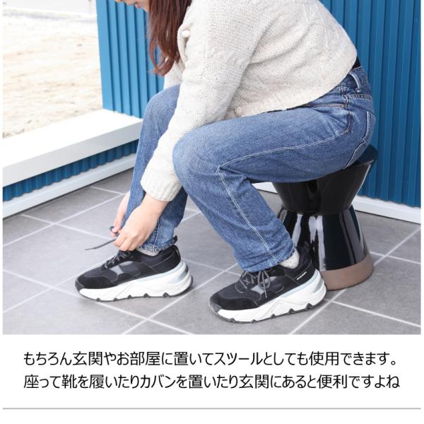 【送料無料】ミニスツール ブルー 青