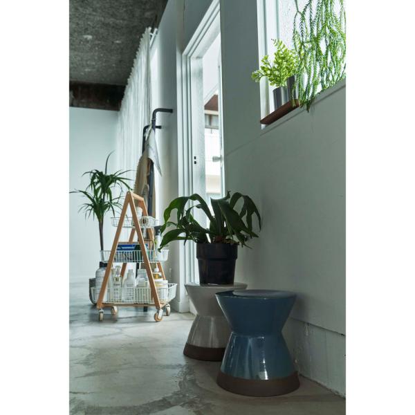 【送料無料】ミニスツール ブルー 青