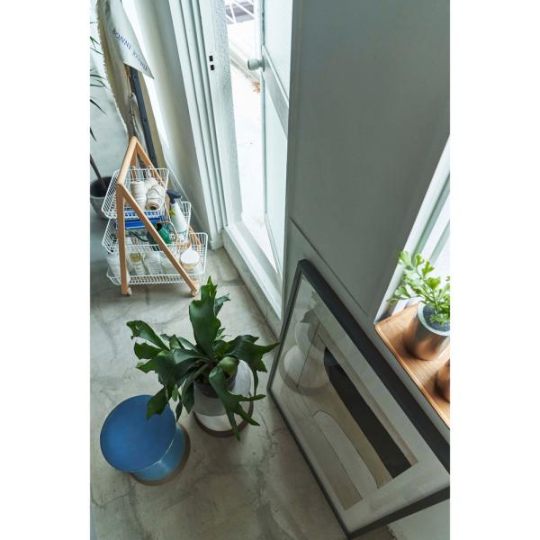 【送料無料】ミニスツール ブルー 青