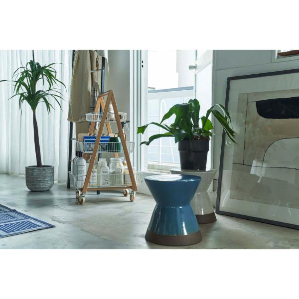 【送料無料】ミニスツール ブルー 青