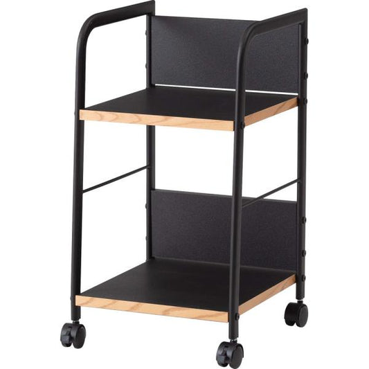 【送料無料】デスクワゴン ブラック 黒