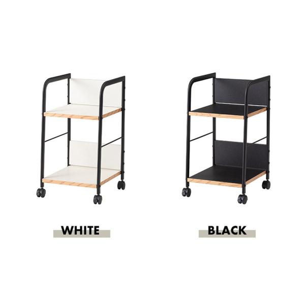 【送料無料】デスクワゴン ホワイト 白