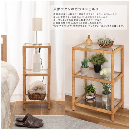 【送料無料】ガラスシェルフ