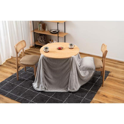 【送料無料】ラウンドこたつリバーシブル専用こたつ布団 グレー