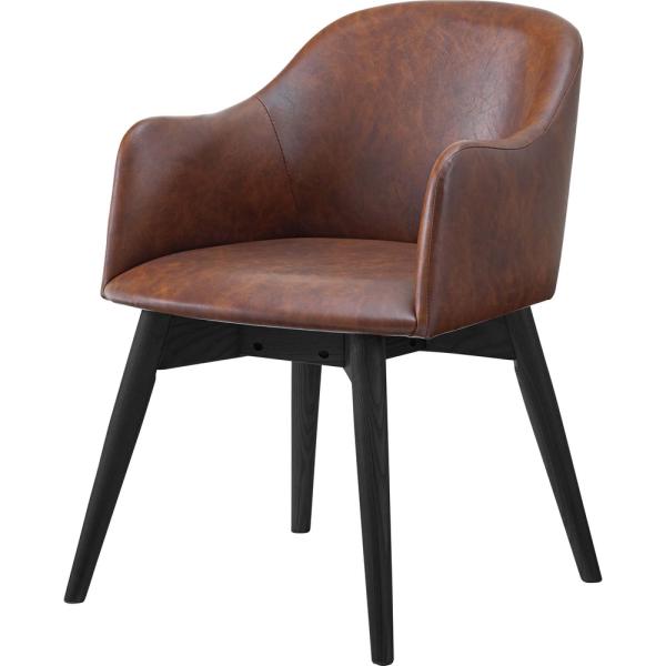 【送料無料】カラメリ チェア ダークブラウン