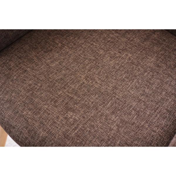 【送料無料】カラメリ 回転式チェア ブラウン