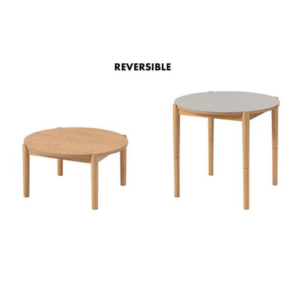 【送料無料】ラウンドこたつリバーシブル ナチュラル