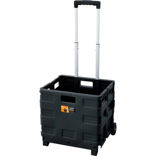 【送料無料】フォールディングキャリーワゴン ブラック 黒