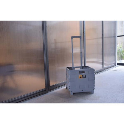 【送料無料】フォールディングキャリーワゴン グレー