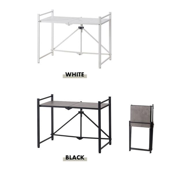 【送料無料】フォールディングレンジラック ホワイト 白