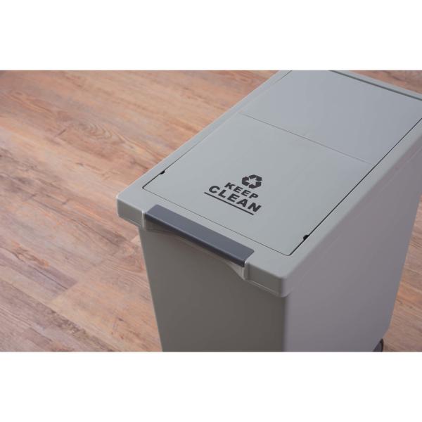 【送料無料】スライドペダルペール45L グリーン 緑