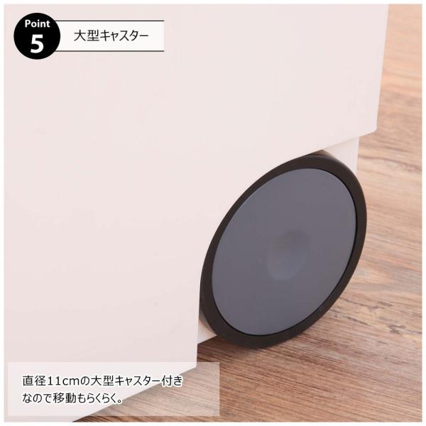 【送料無料】スライドペダルペール45L ホワイト 白