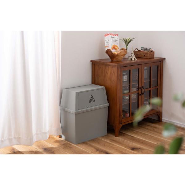 【送料無料】スタッキングペール30L ワイド グリーン 緑