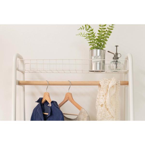 【送料無料】ハンガーラック ホワイト 白