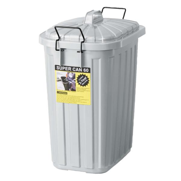 【送料無料】ペールカン 60L グレー