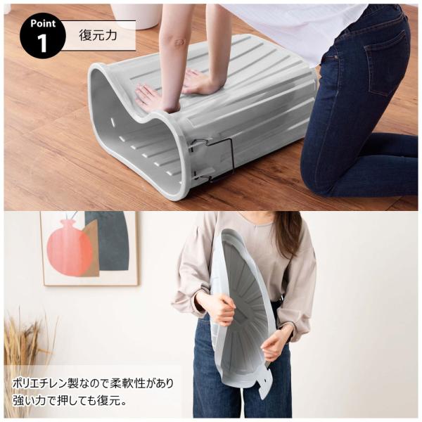 【送料無料】ペールカン 60L グレー