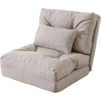 【送料無料】エリス シングル3WAYソファベッド ベージュ