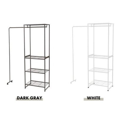 【送料無料】ハンガーラック ホワイト 白