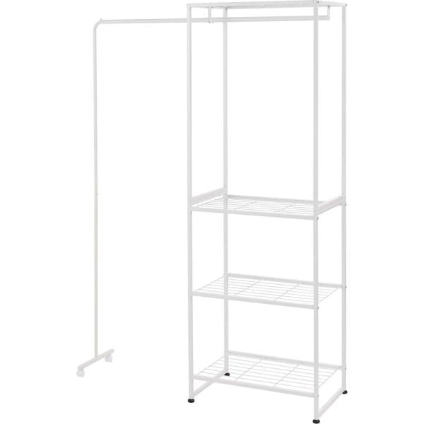 【送料無料】ハンガーラック ホワイト 白
