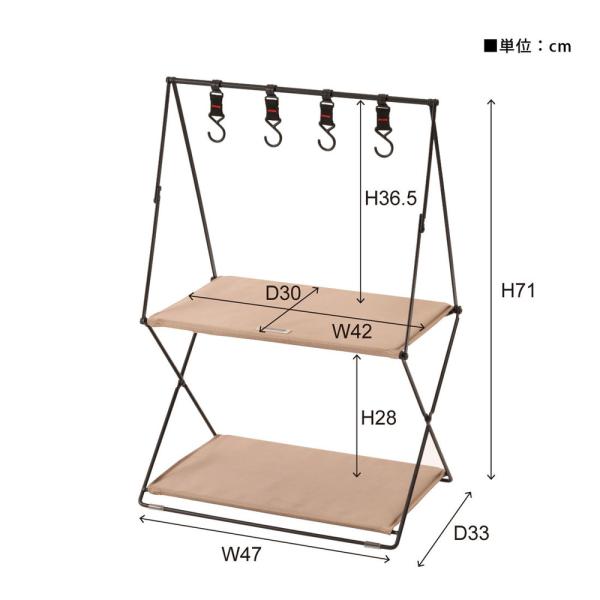 【送料無料】フォールディングハンギングラック グリーン 緑