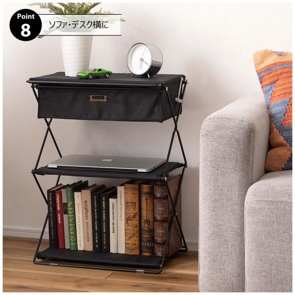 【送料無料】フォールディングラック ベージュ