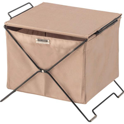 【送料無料】フォールディングバスケット ベージュ