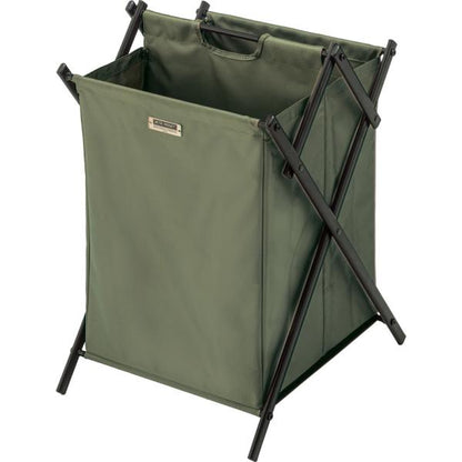 【送料無料】フォールディングバスケットL グリーン 緑