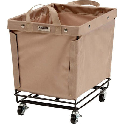 【送料無料】バスケットワゴン ベージュ