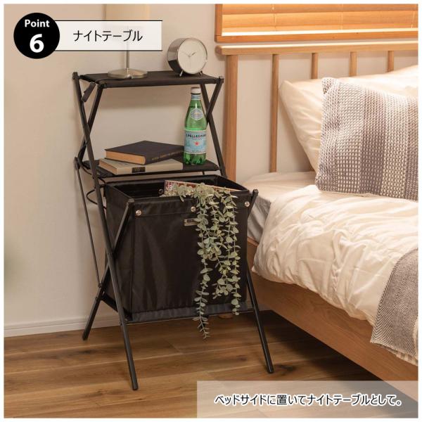 【送料無料】フォールディングマガジンラック グリーン 緑