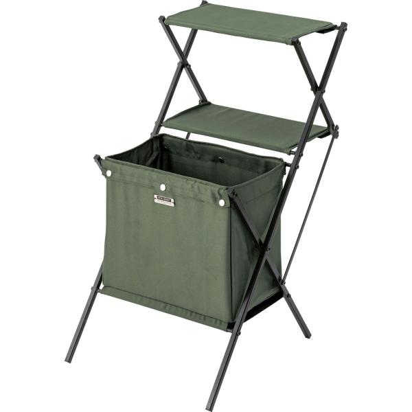 【送料無料】フォールディングマガジンラック グリーン 緑